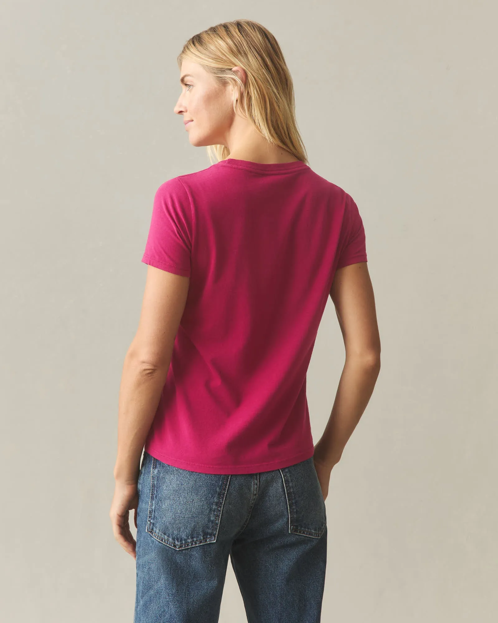 Women's Classic Cotton Crew Tee - Love Potion sold by American Giant product image thumbnail 2