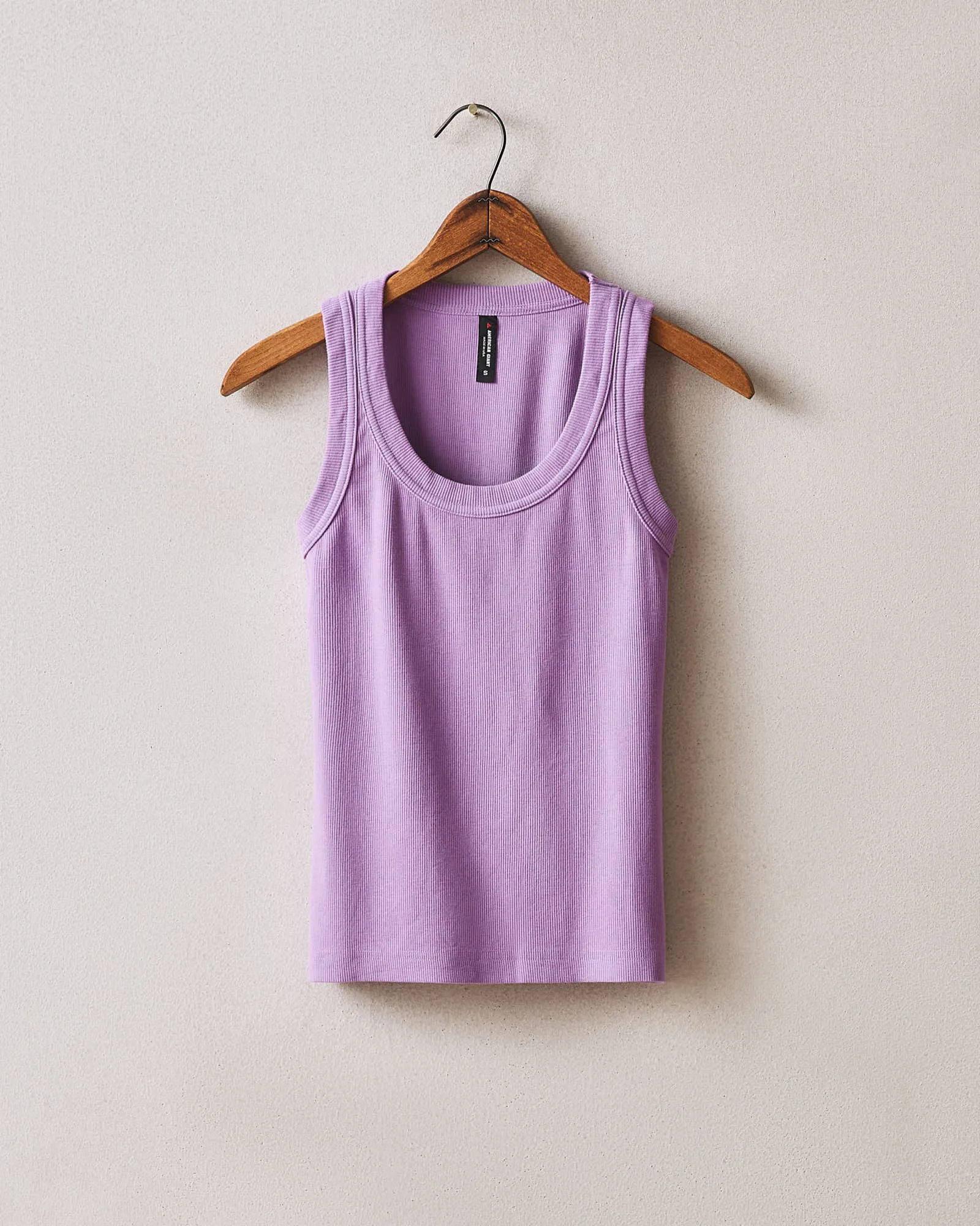 Women's Rib Tank - English Lavender sold by American Giant