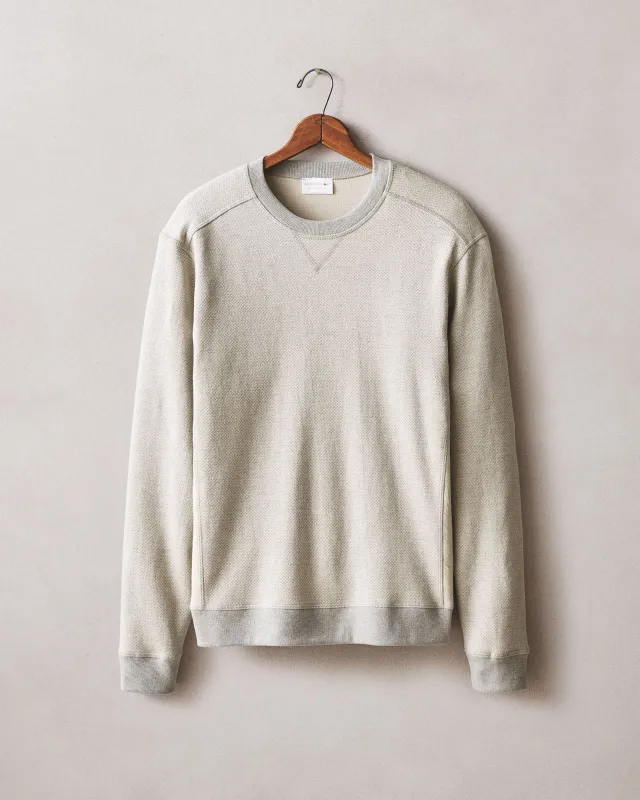 Men's Reversible Crew - Feather Grey made by American Giant