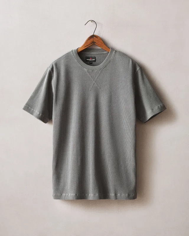 Men's Thermal Tee - Poppyseed made by American Giant