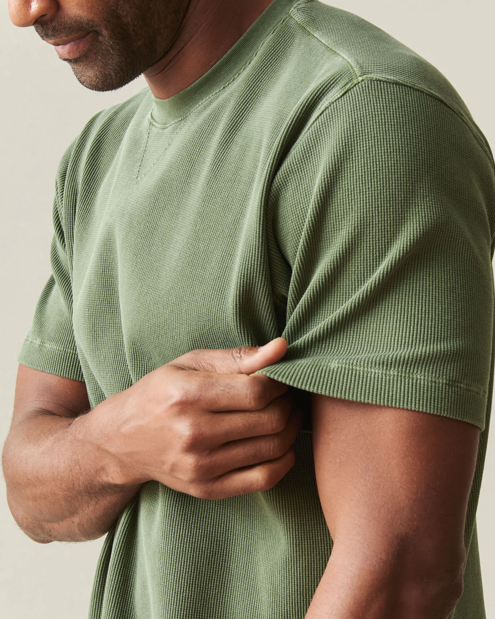 Men's Thermal Tee - Fern sold by American Giant product image thumbnail 3