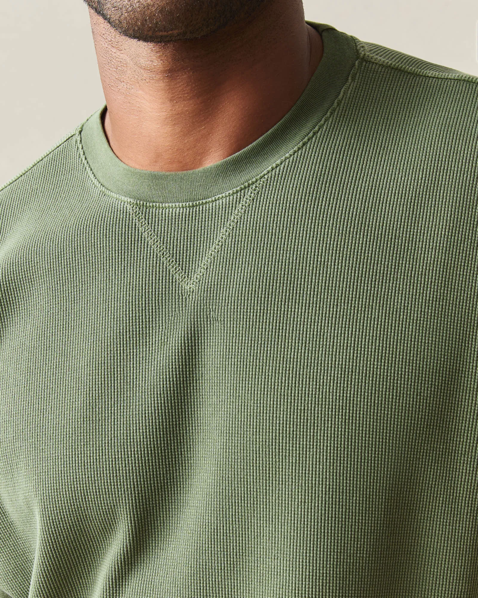 Men's Thermal Tee - Fern sold by American Giant product image thumbnail 5
