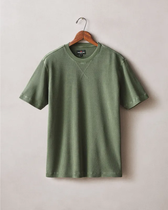 Men's Thermal Tee - Fern made by American Giant