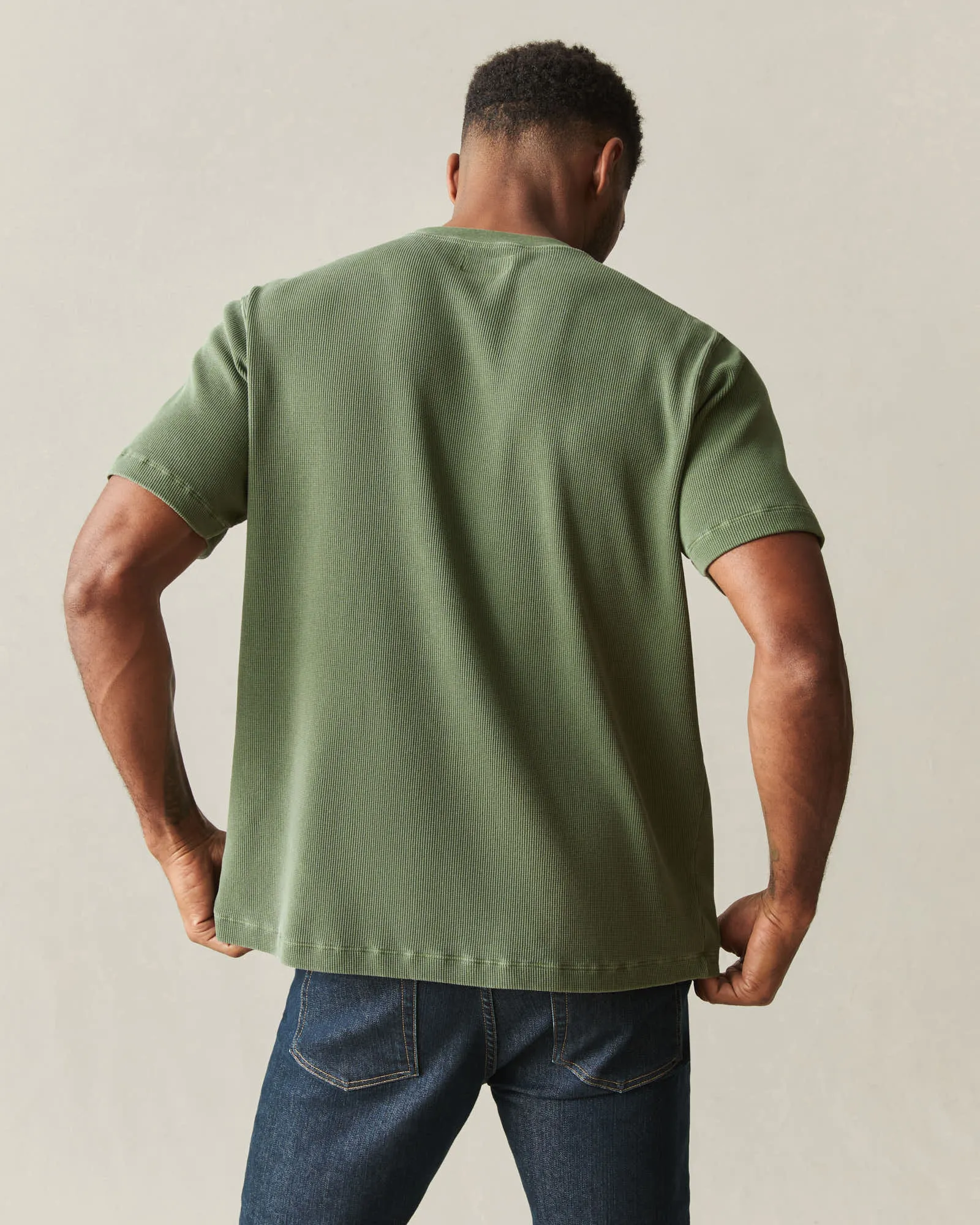 Men's Thermal Tee - Fern sold by American Giant product image thumbnail 4