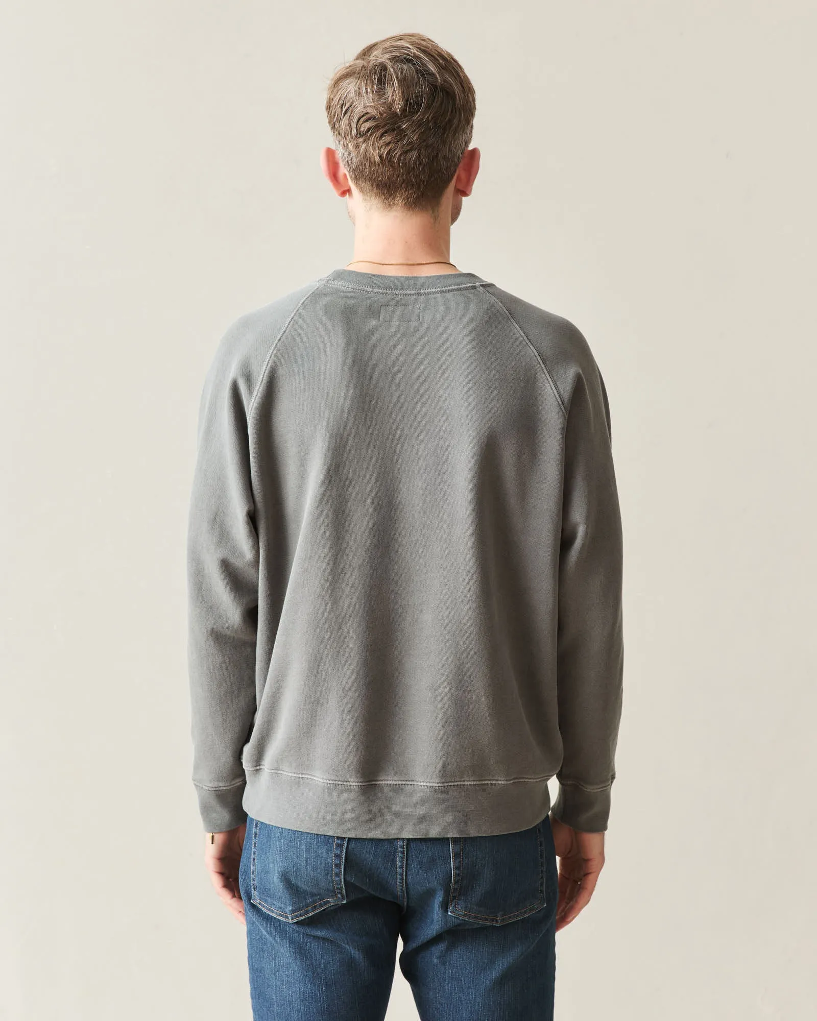 Men's Relaxed French Terry Crew - Poppyseed sold by American Giant product image thumbnail 4