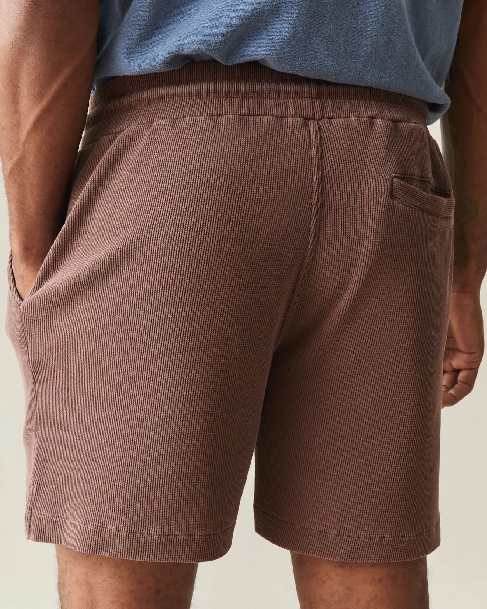Men's Thermal Shorts - Tiramisu sold by American Giant product image thumbnail 5