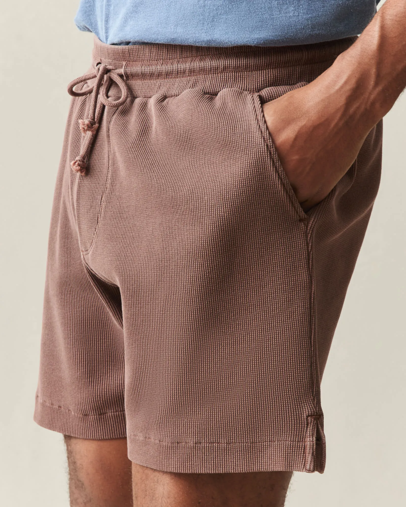 Men's Thermal Shorts - Tiramisu sold by American Giant product image thumbnail 4