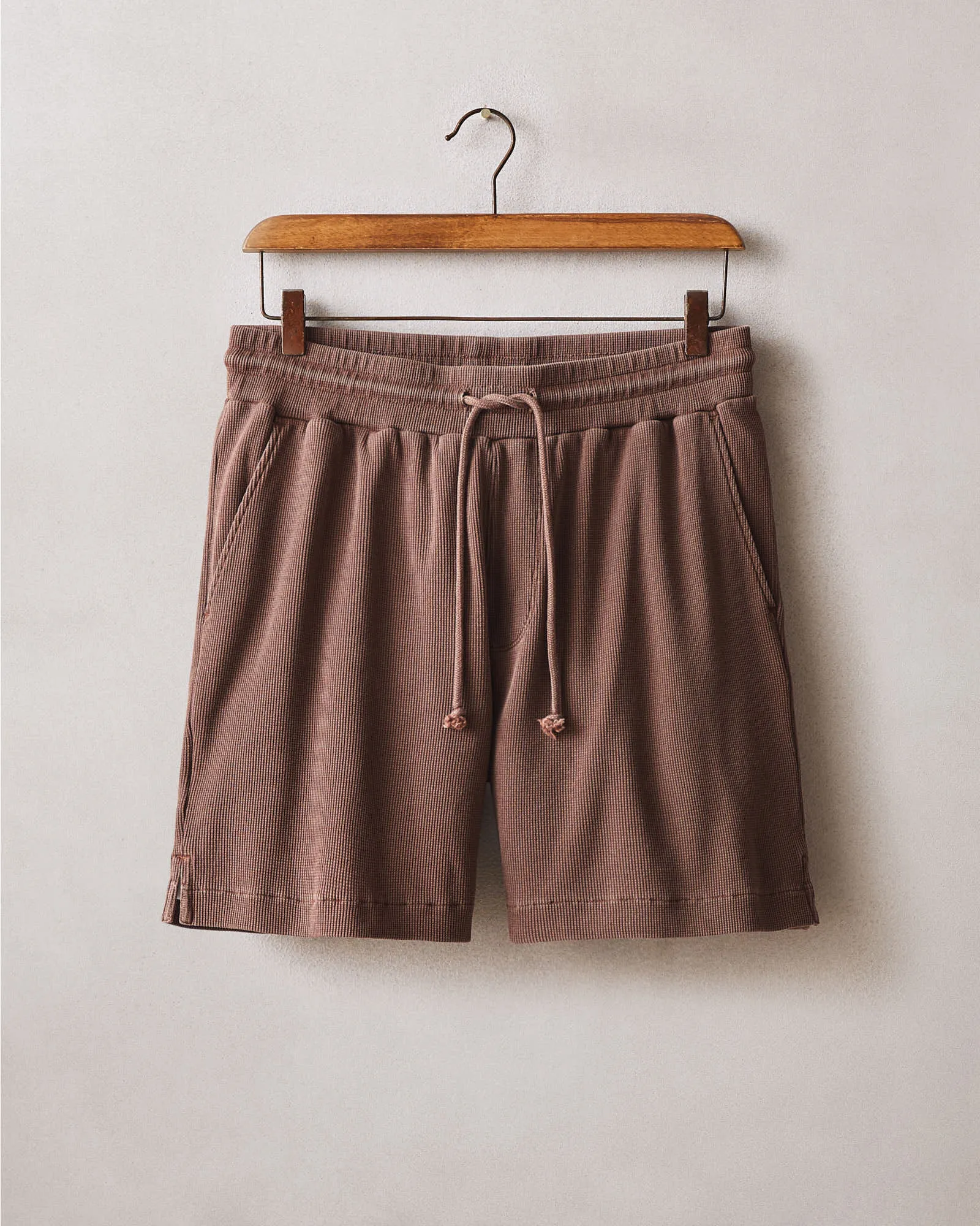 Men's Thermal Shorts - Tiramisu sold by American Giant