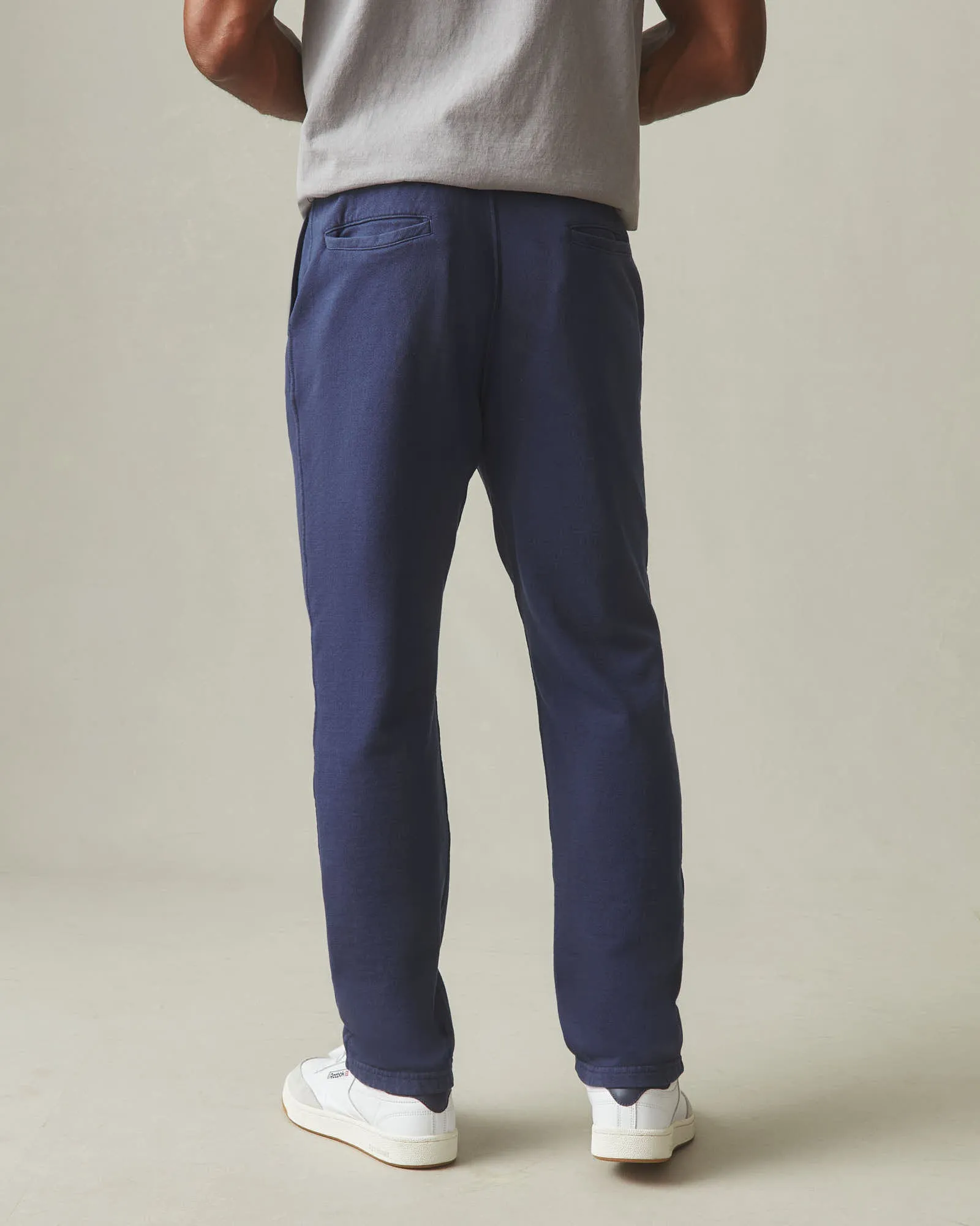Men's French Terry Straight Pant - True Navy sold by American Giant product image thumbnail 3