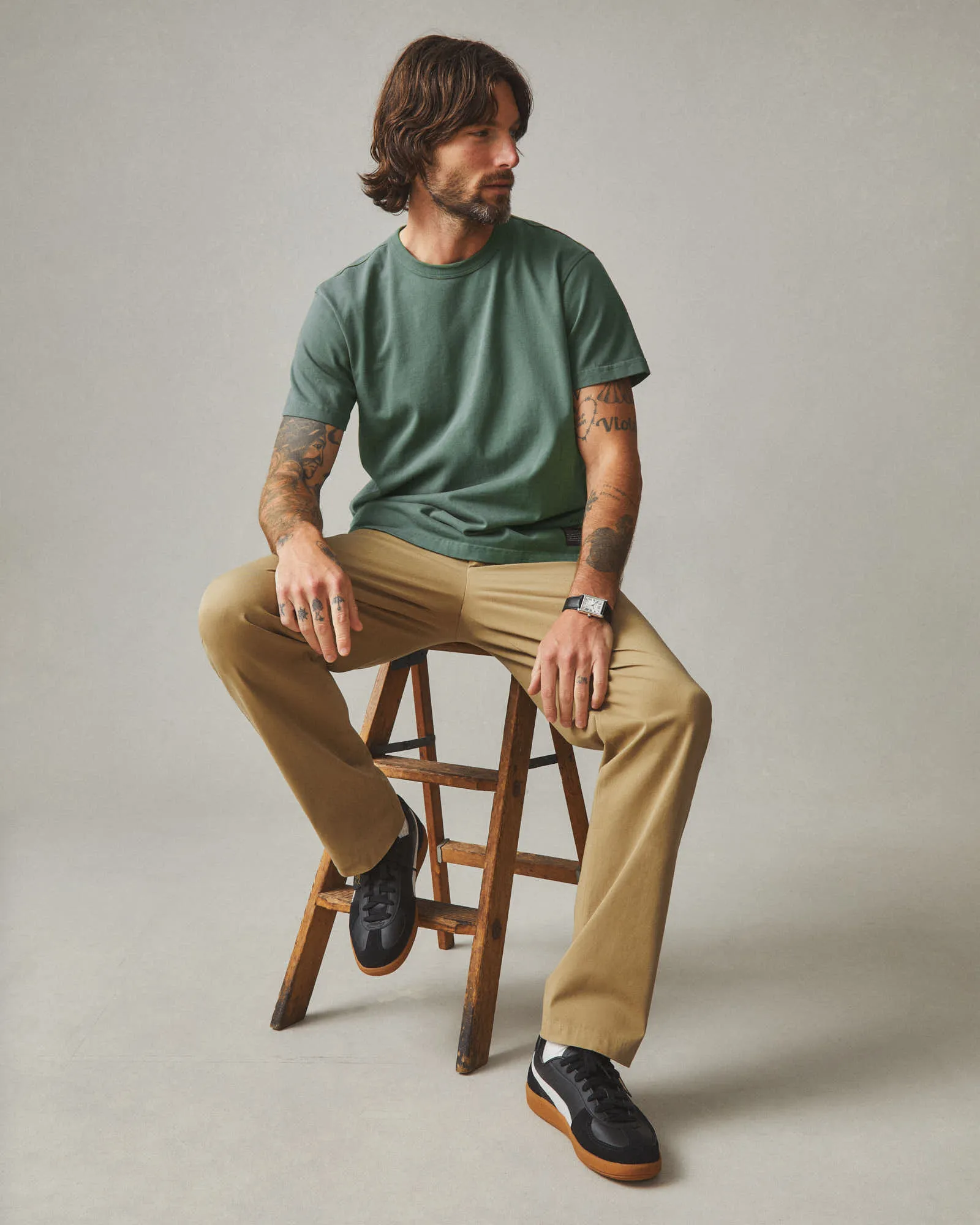 Men's Everest Tee - Dark Forest sold by American Giant product image thumbnail 5