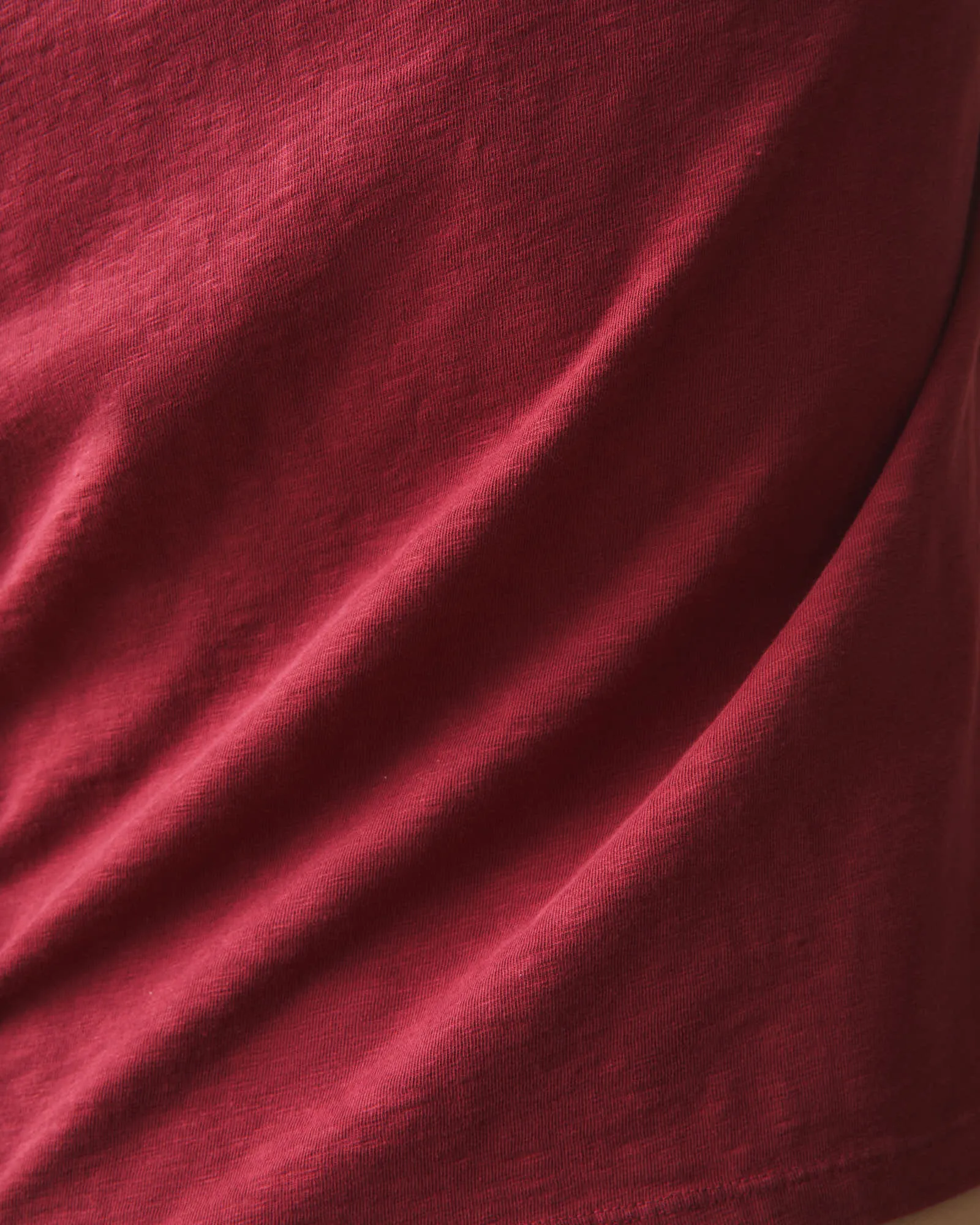 Men's Premium Slub Crew Tee - Syrah sold by American Giant product image thumbnail 3