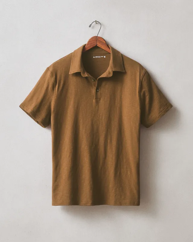 Men's Premium Slub Polo - Tapenade made by American Giant