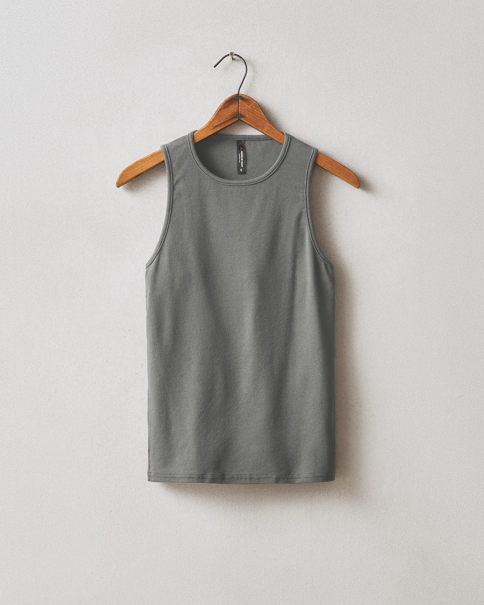 Women's Luxe Rib Tank - Monument sold by American Giant