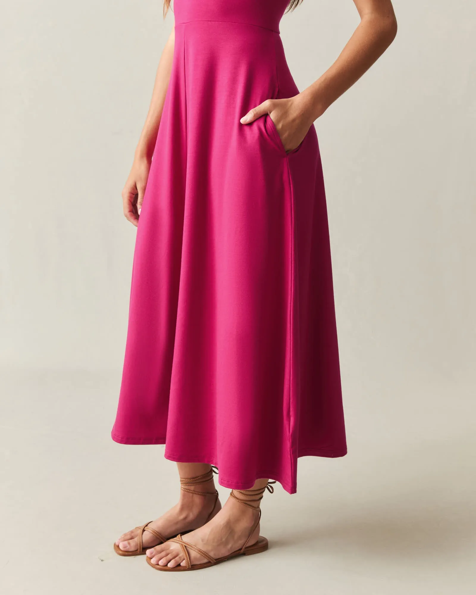 Women's Short Sleeve Flex Dress - Cherries Jubilee sold by American Giant product image thumbnail 4