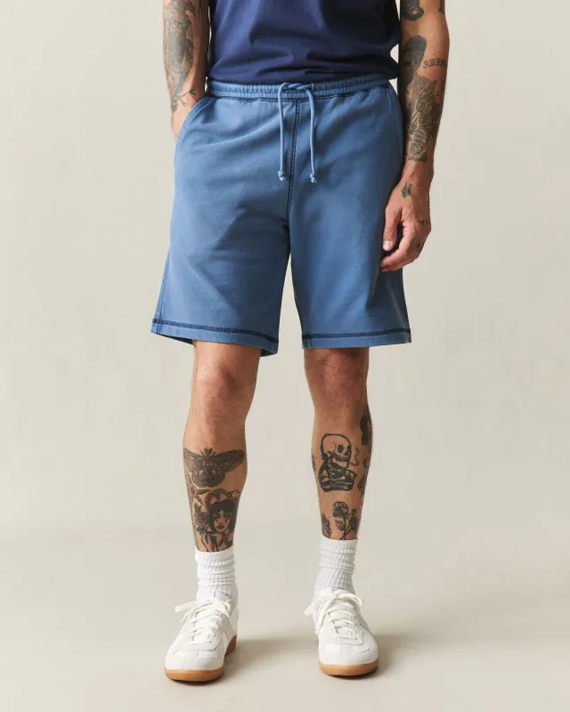 Men's Vintage Sweatshort - Vintage Ensign Blue made by American Giant
