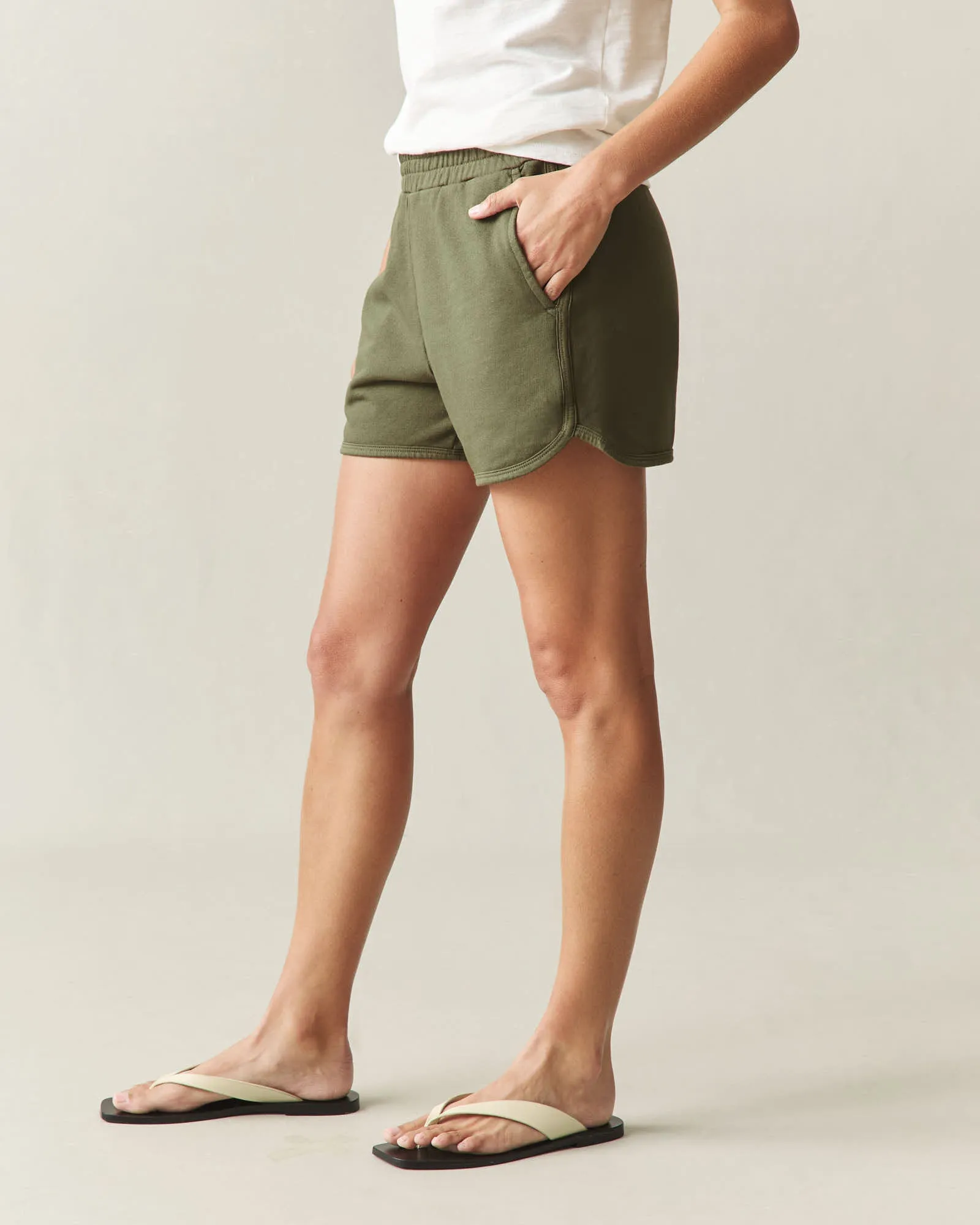 Women's Weekend Short - Olive Night sold by American Giant product image thumbnail 2
