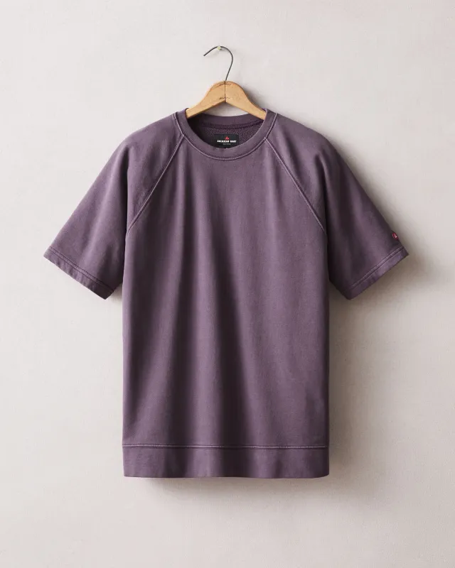 Men's French Terry Tee - Vintage Hortensia made by American Giant