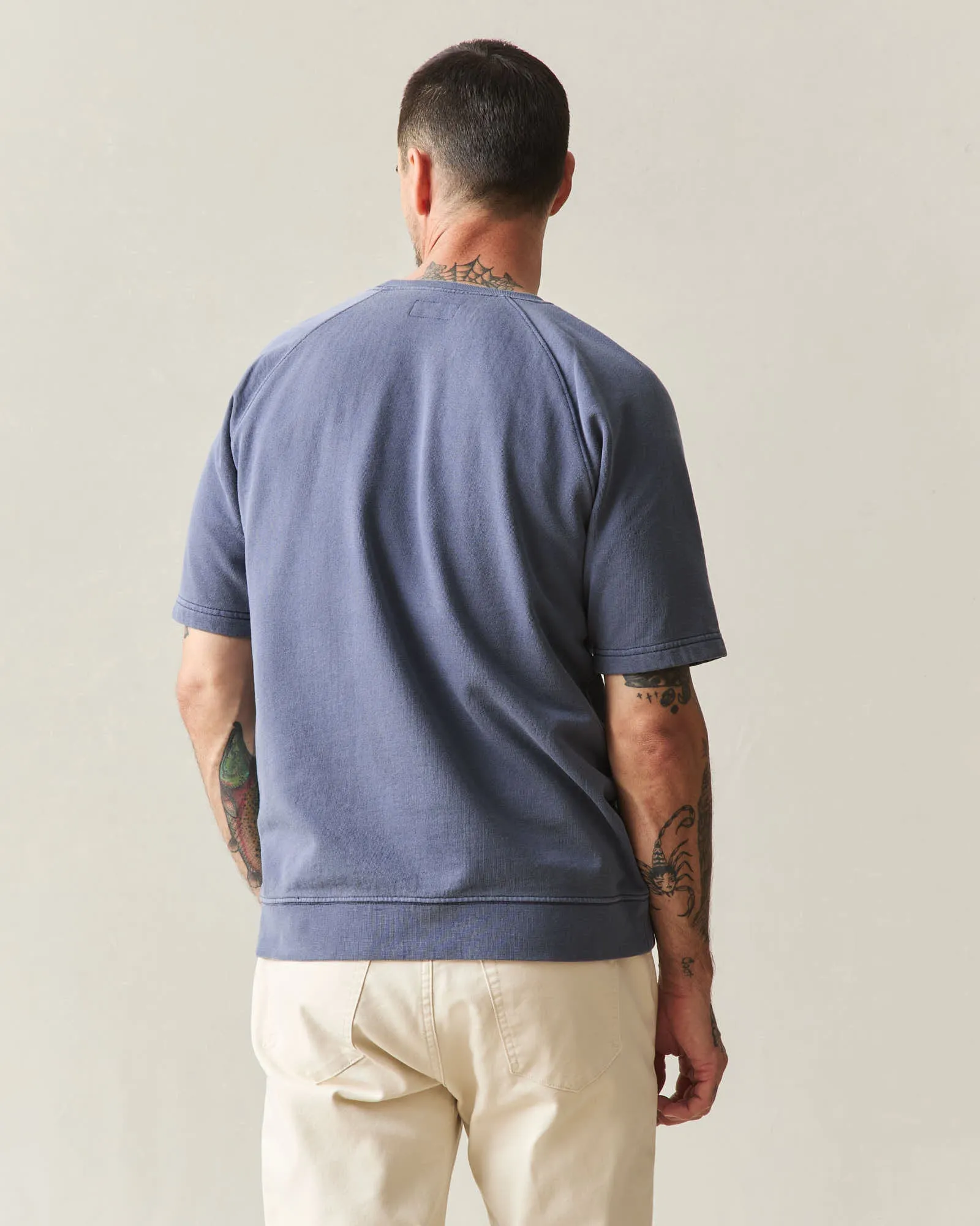Men's French Terry Tee - Vintage Crown Blue sold by American Giant product image thumbnail 4