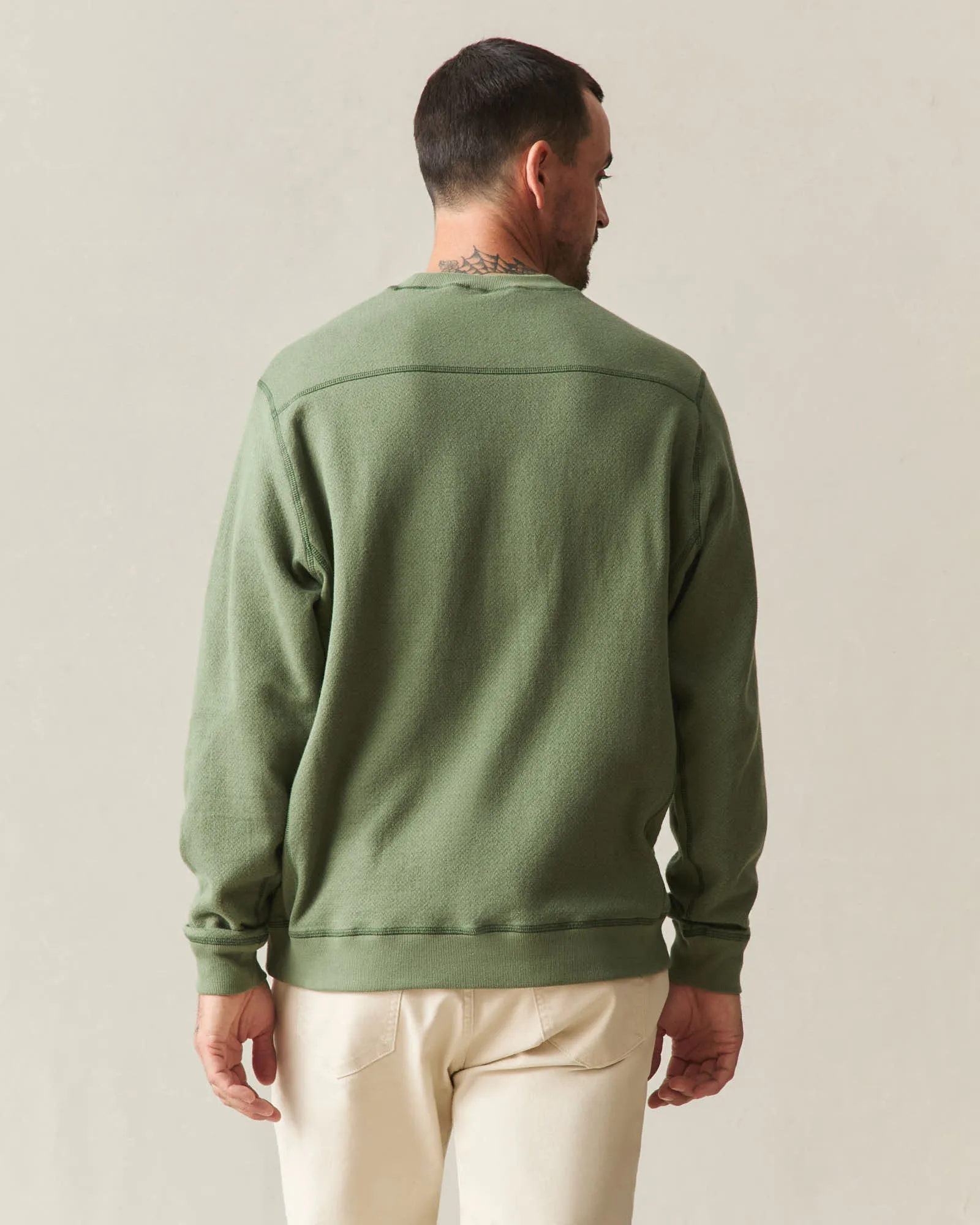 Men's Reversible Crew - Olvine sold by American Giant product image thumbnail 3