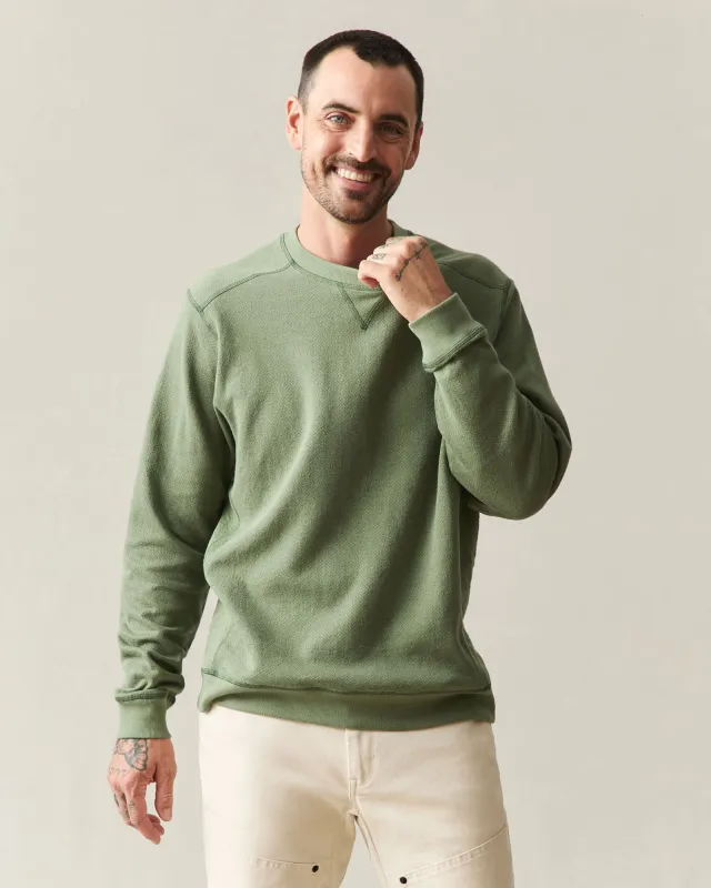 Men's Reversible Crew - Olvine made by American Giant