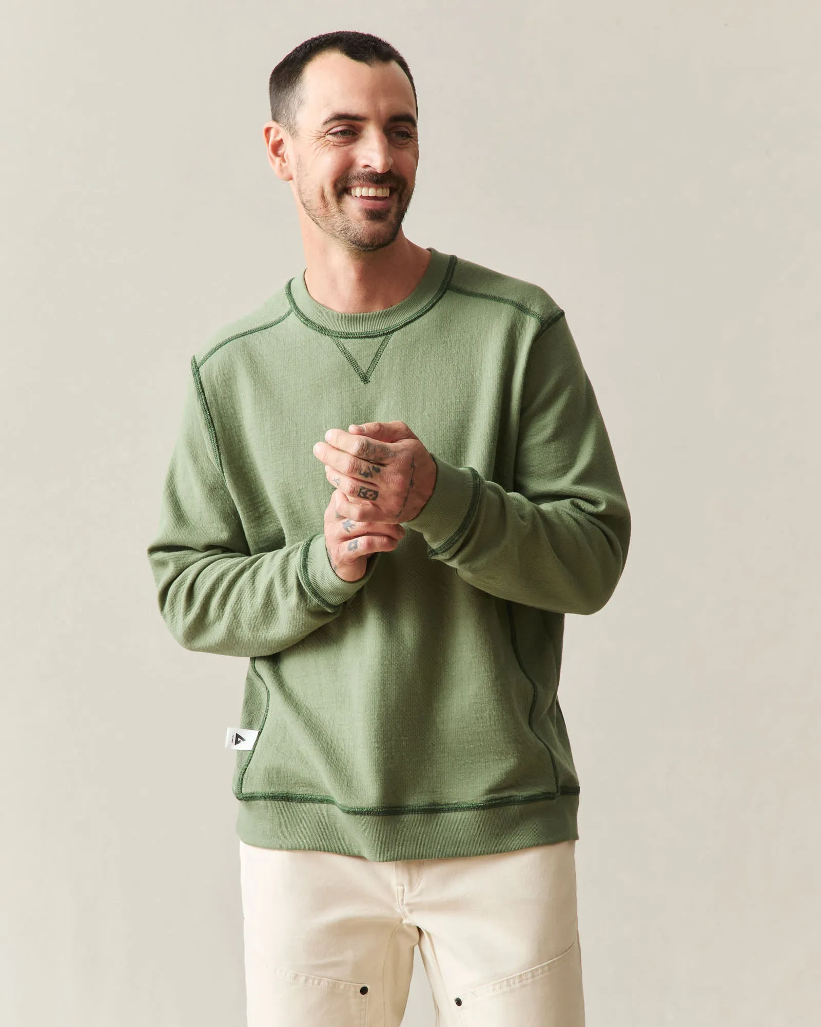Men's Reversible Crew - Olvine sold by American Giant product image thumbnail 5