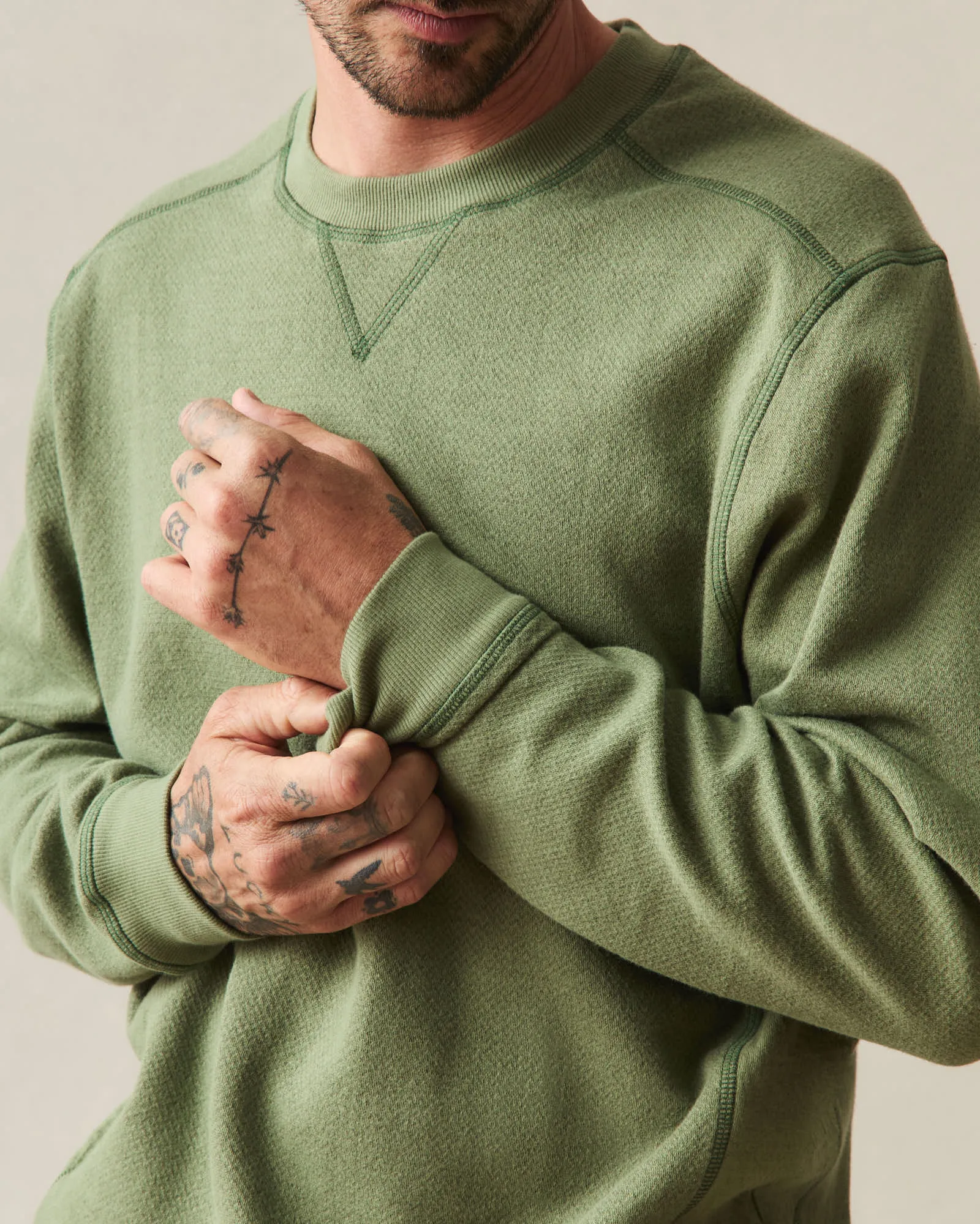 Men's Reversible Crew - Olvine sold by American Giant product image thumbnail 4
