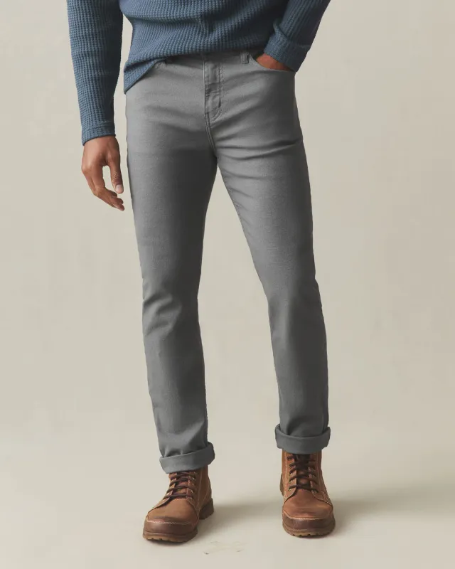 Men's Roughneck Pant Straight - Lava Smoke made by American Giant