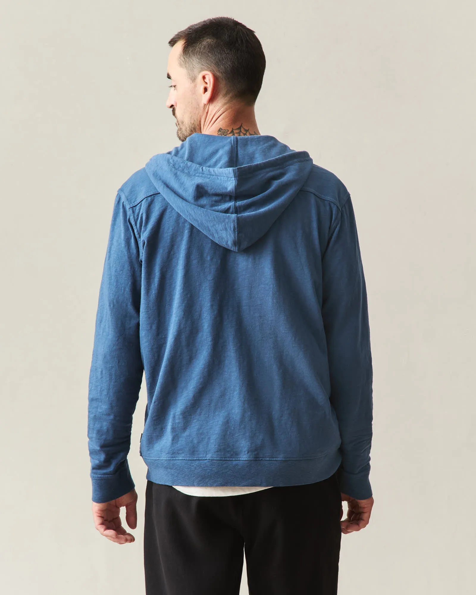 Men's Premium Slub Full Zip - Ensign Blue sold by American Giant product image thumbnail 3