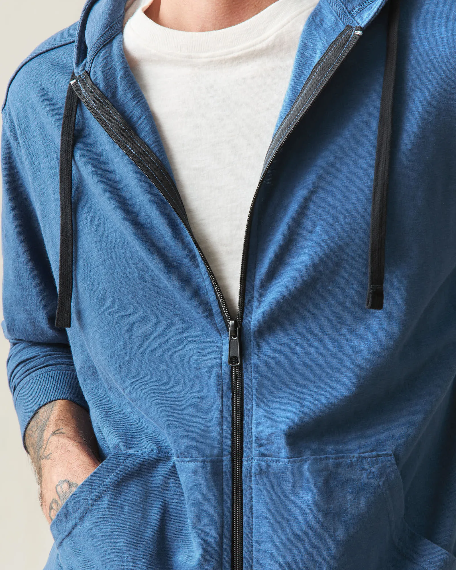 Men's Premium Slub Full Zip - Ensign Blue sold by American Giant product image thumbnail 4