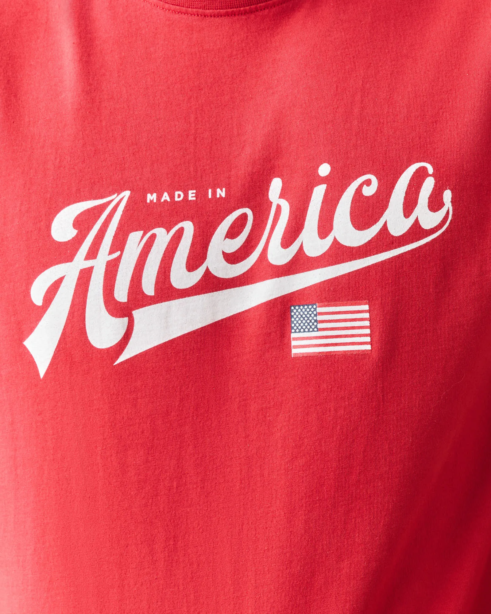 Unisex American Made Tee - Pompeian Red sold by American Giant product image thumbnail 5