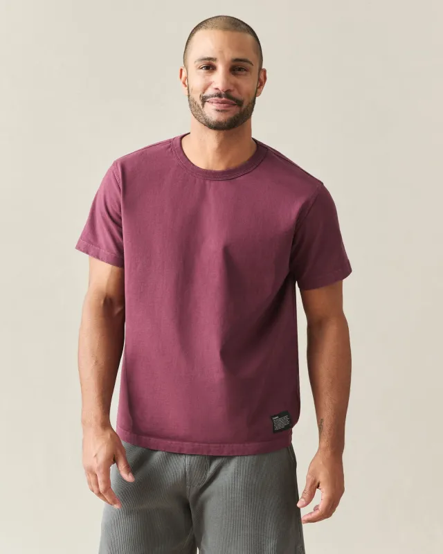 Men's Everest Tee - Windsor Wine made by American Giant