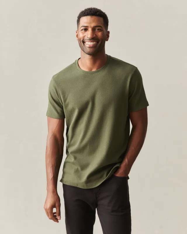 Men's Hemp Tee - Olvine made by American Giant