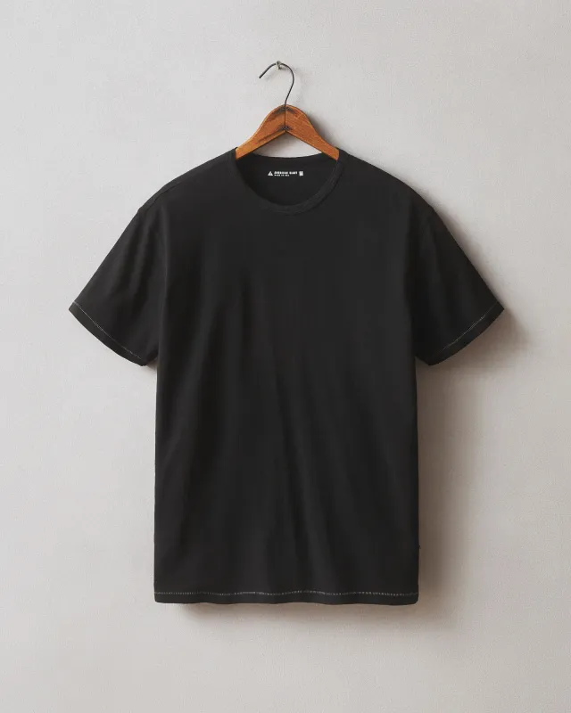 Men's Hemp Tee - Black made by American Giant