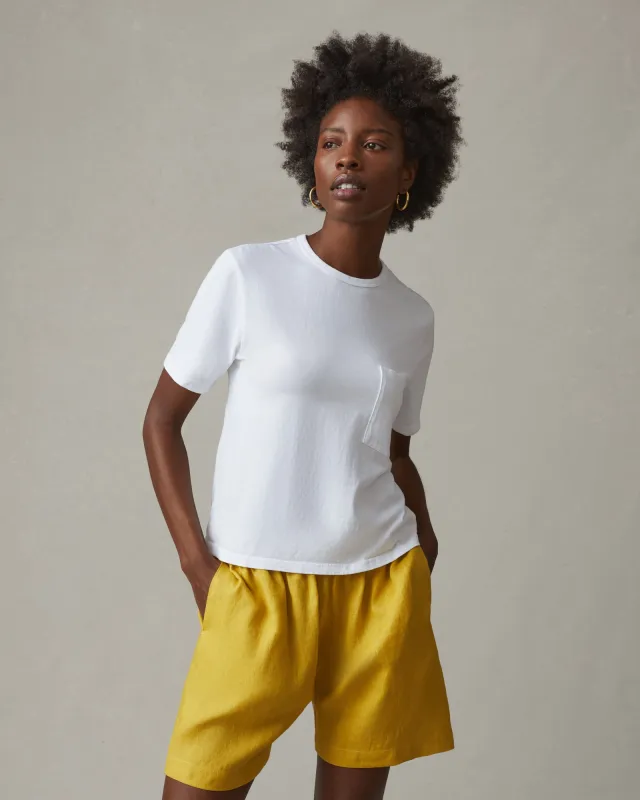 Women's Heavyweight Boyfriend Tee - White made by American Giant