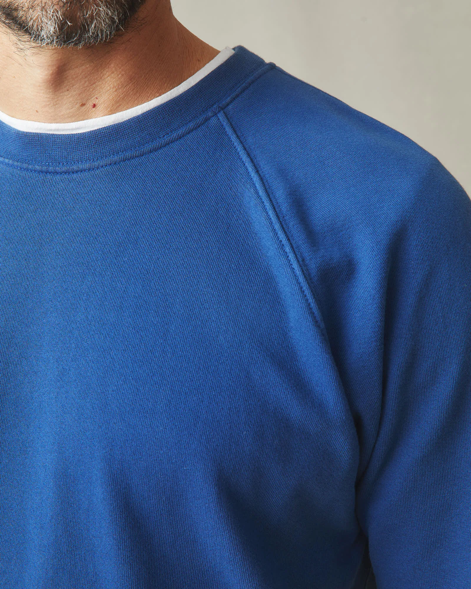 Men's French Terry Tee - Deja Vu Blue sold by American Giant product image thumbnail 4