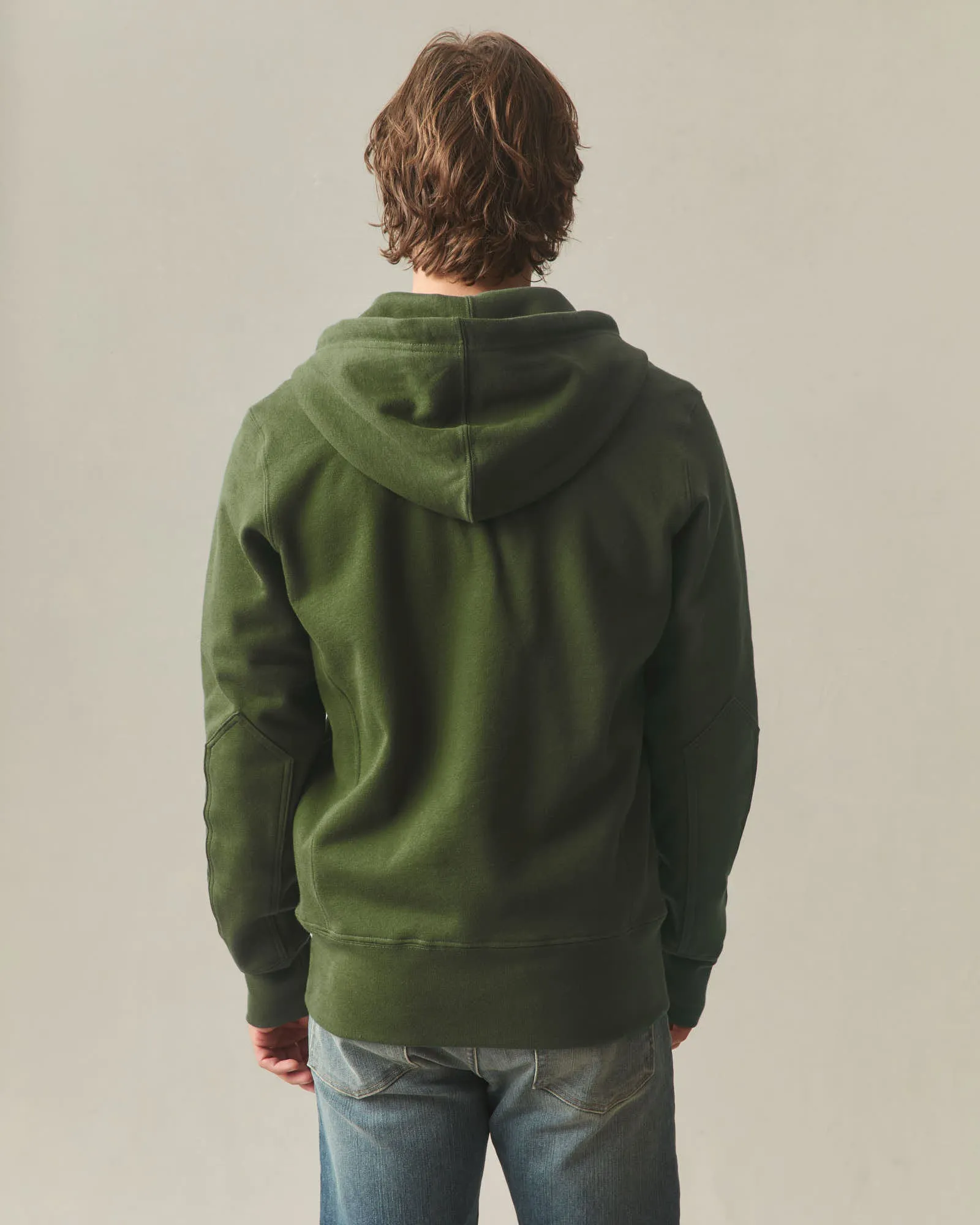 Men's Classic Full Zip - Riffle Green sold by American Giant product image thumbnail 3