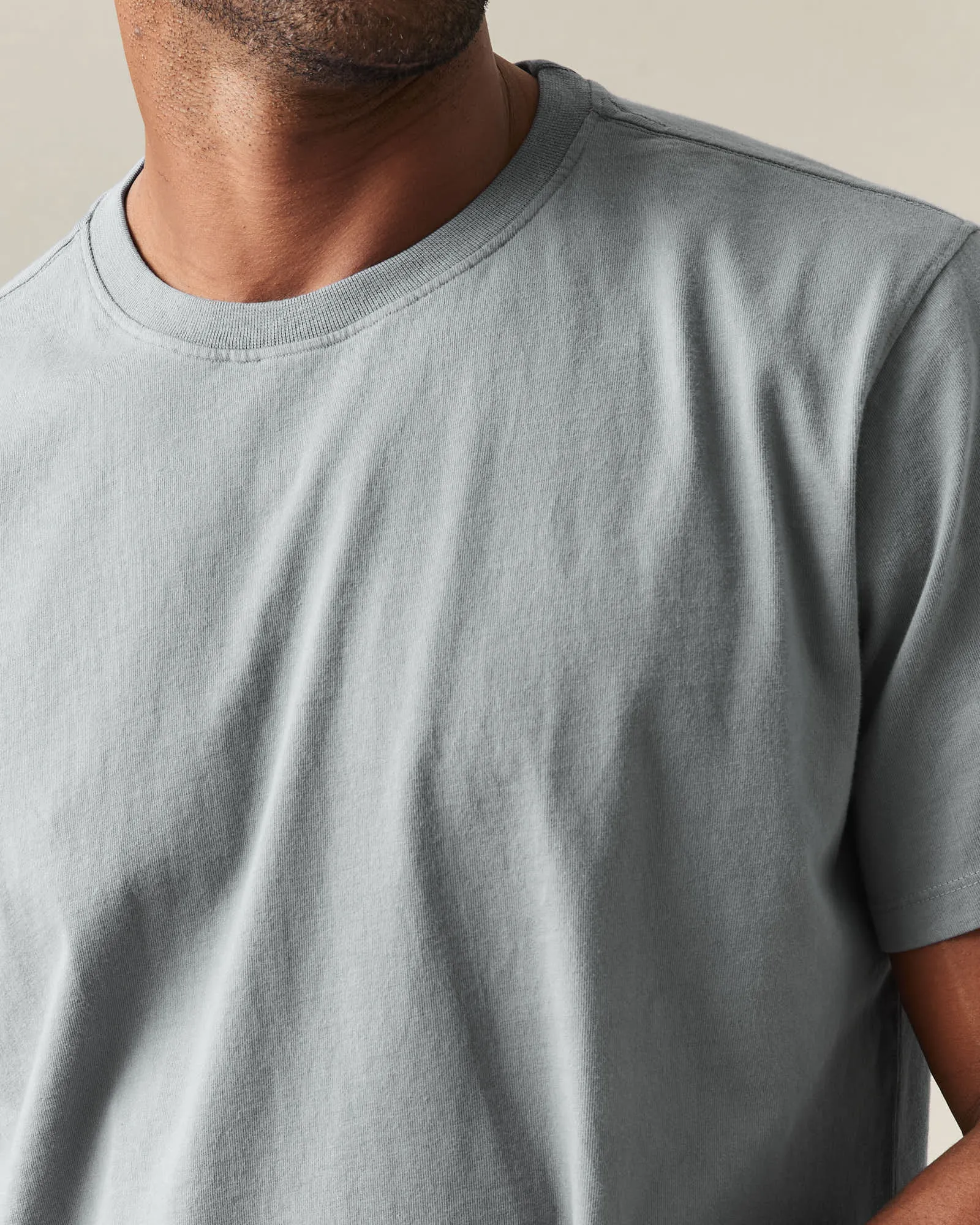Men's Golden State Tee - Heather Grey sold by American Giant product image thumbnail 3