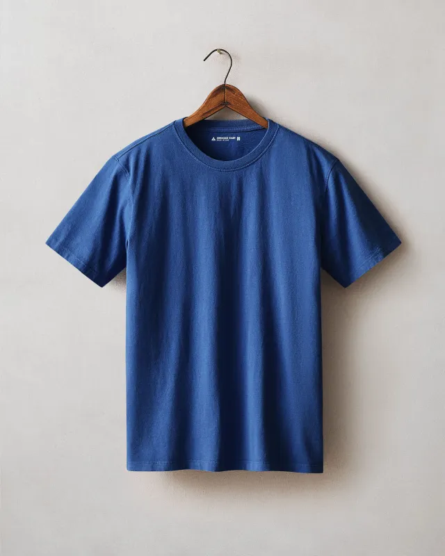 Men's Golden State Tee - Cobalt made by American Giant