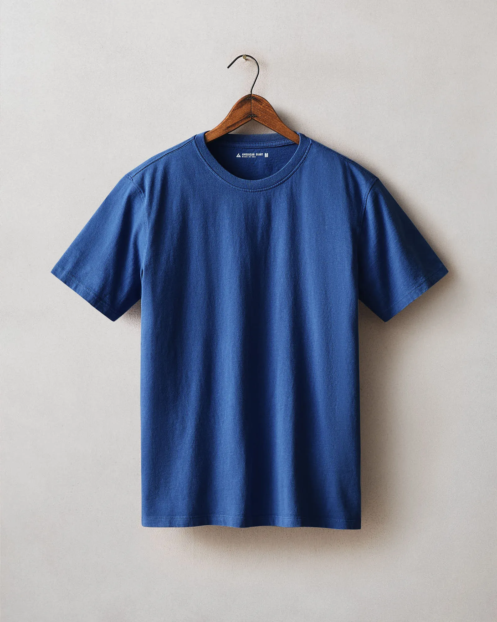 Men's Golden State Tee - Cobalt sold by American Giant