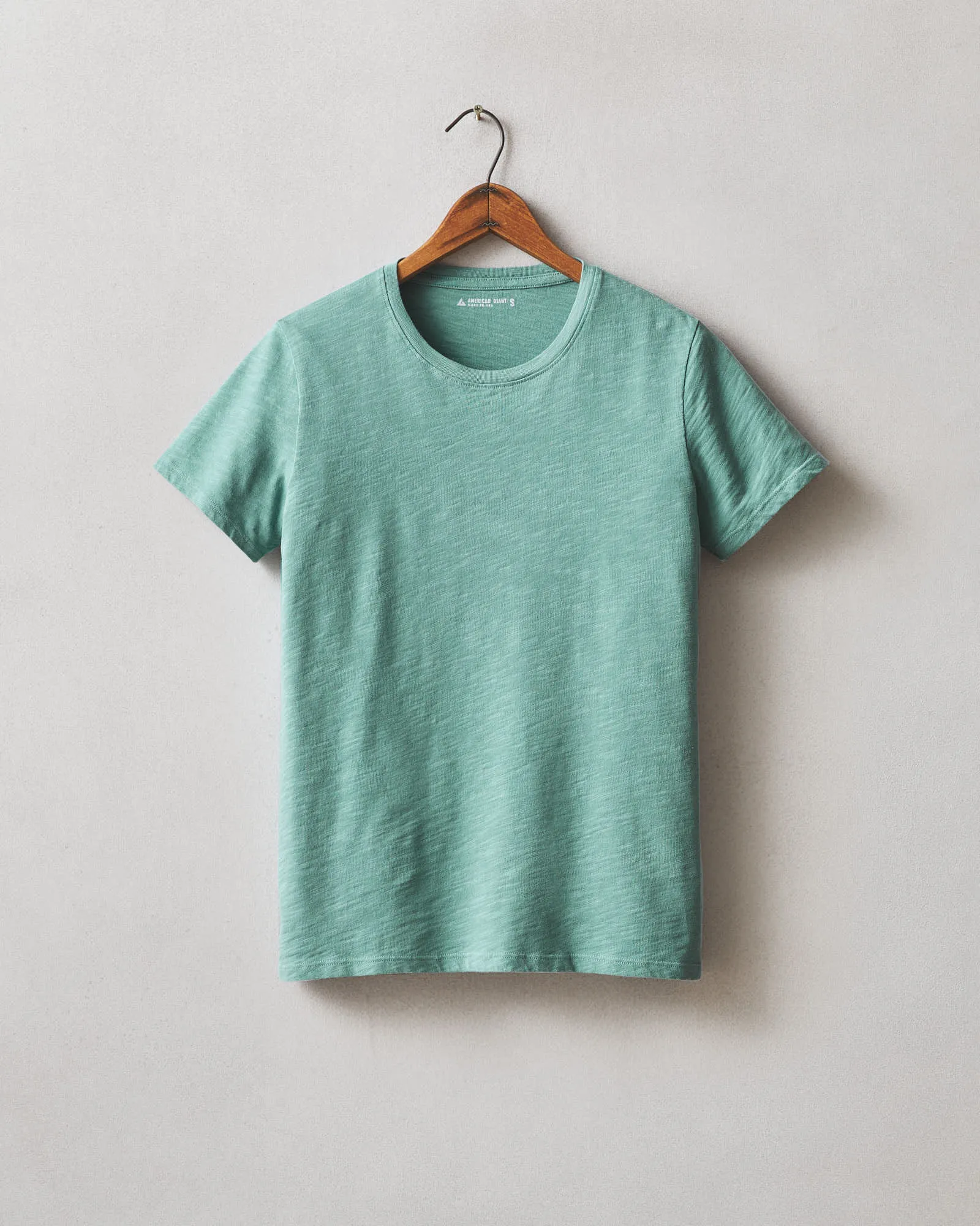 Women's Premium Slub Crew Tee - Oil Blue sold by American Giant
