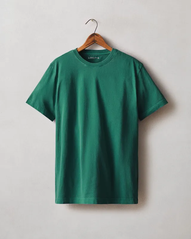 Men's Golden State Tee - Forest Biome made by American Giant