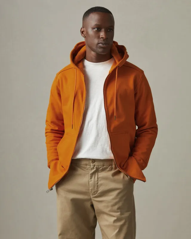Men's Classic Full Zip - Amber made by American Giant