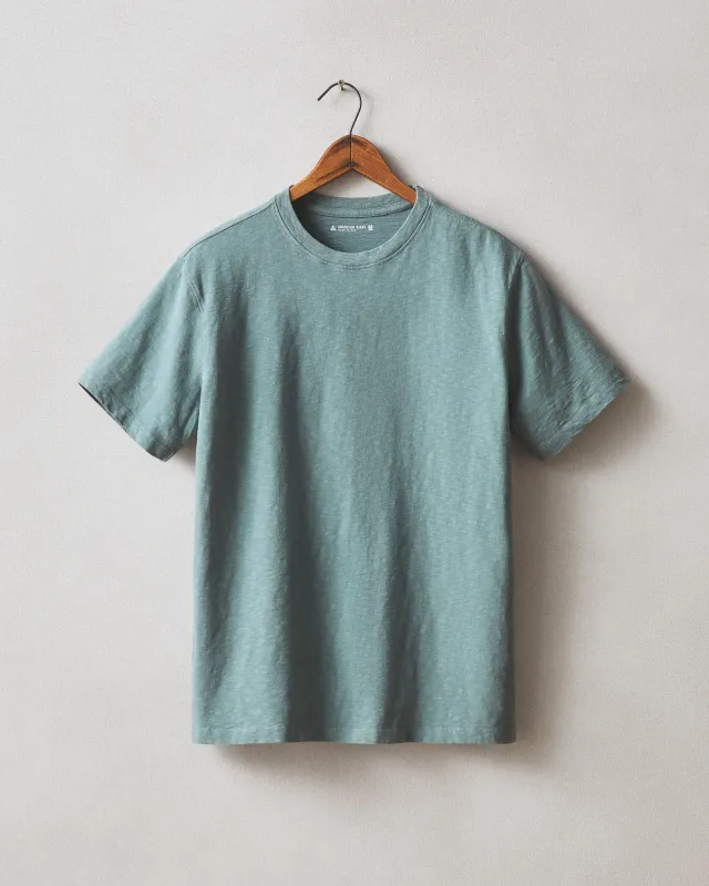 Men's Premium Slub Crew Tee - Slate Blue made by American Giant