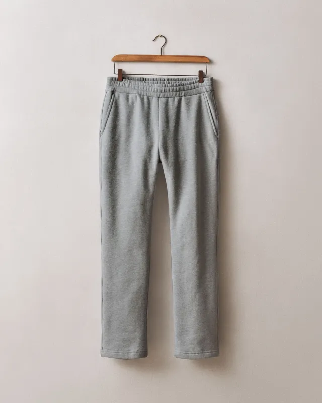 Men's Straight Leg Sweatpant - Heather Grey made by American Giant