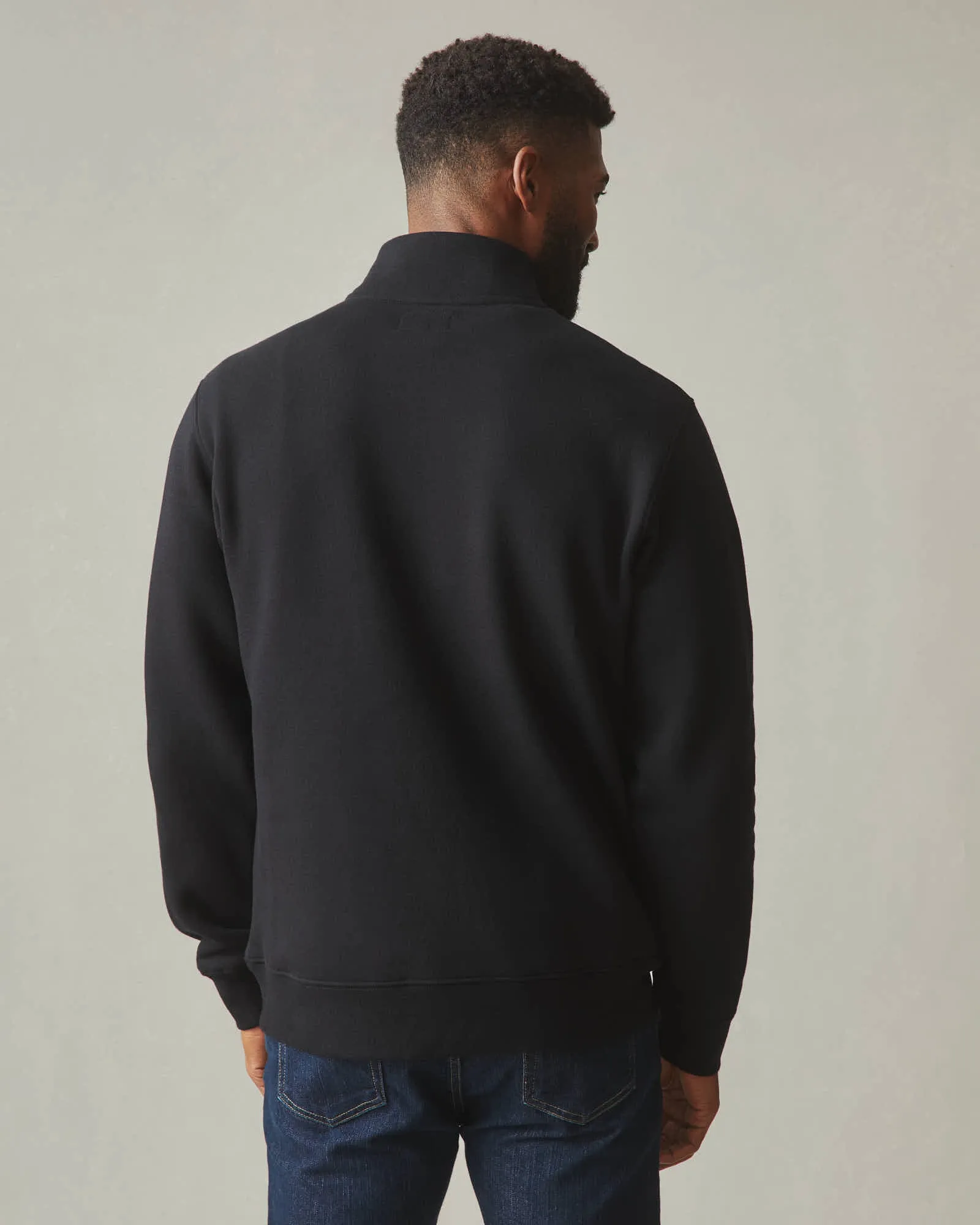 Men's Carolina Half Zip - Black sold by American Giant product image thumbnail 4