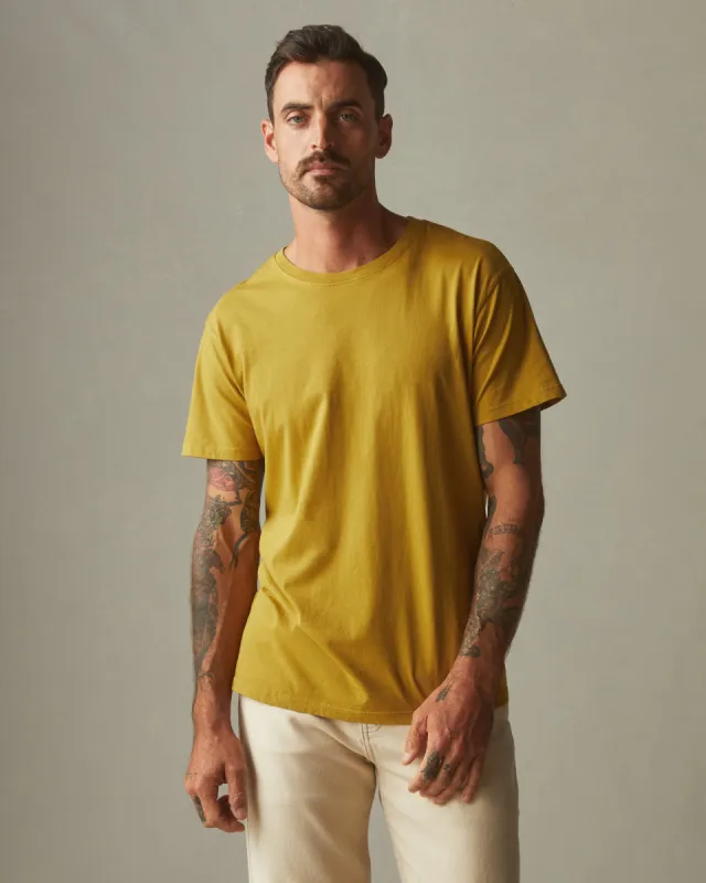Classic Cotton Crew Tee - Dried Tobacco sold by American Giant