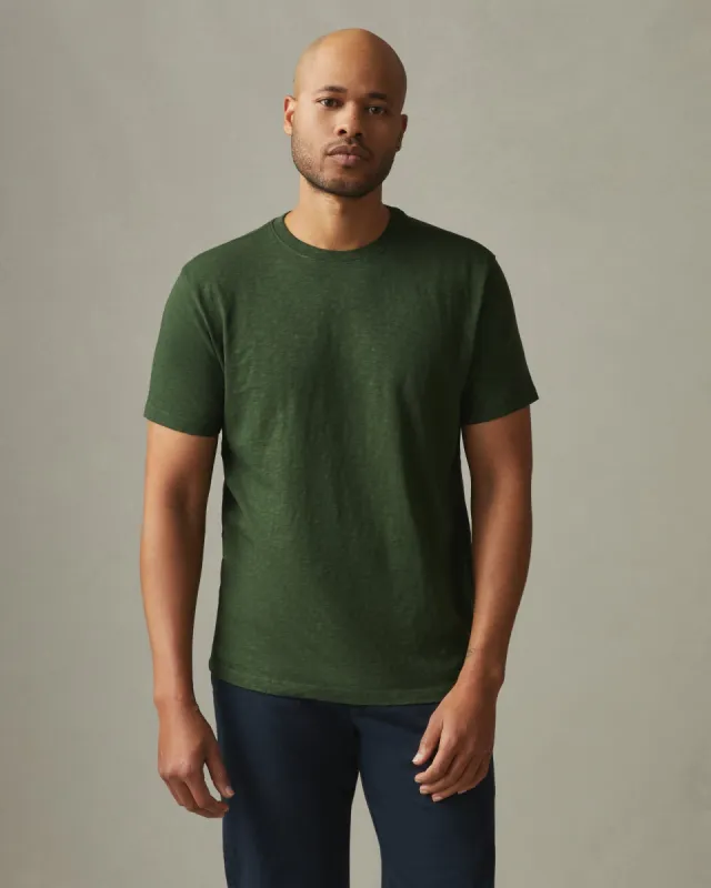 Premium Slub Crew Tee - Kombu Green sold by American Giant