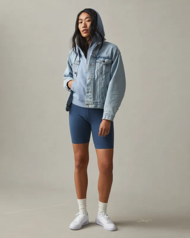 French Terry Half Zip Hoodie - Rainwashed sold by American Giant