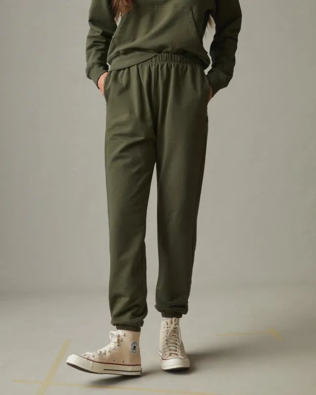 French Terry Vintage Sweatpant - Moss sold by American Giant