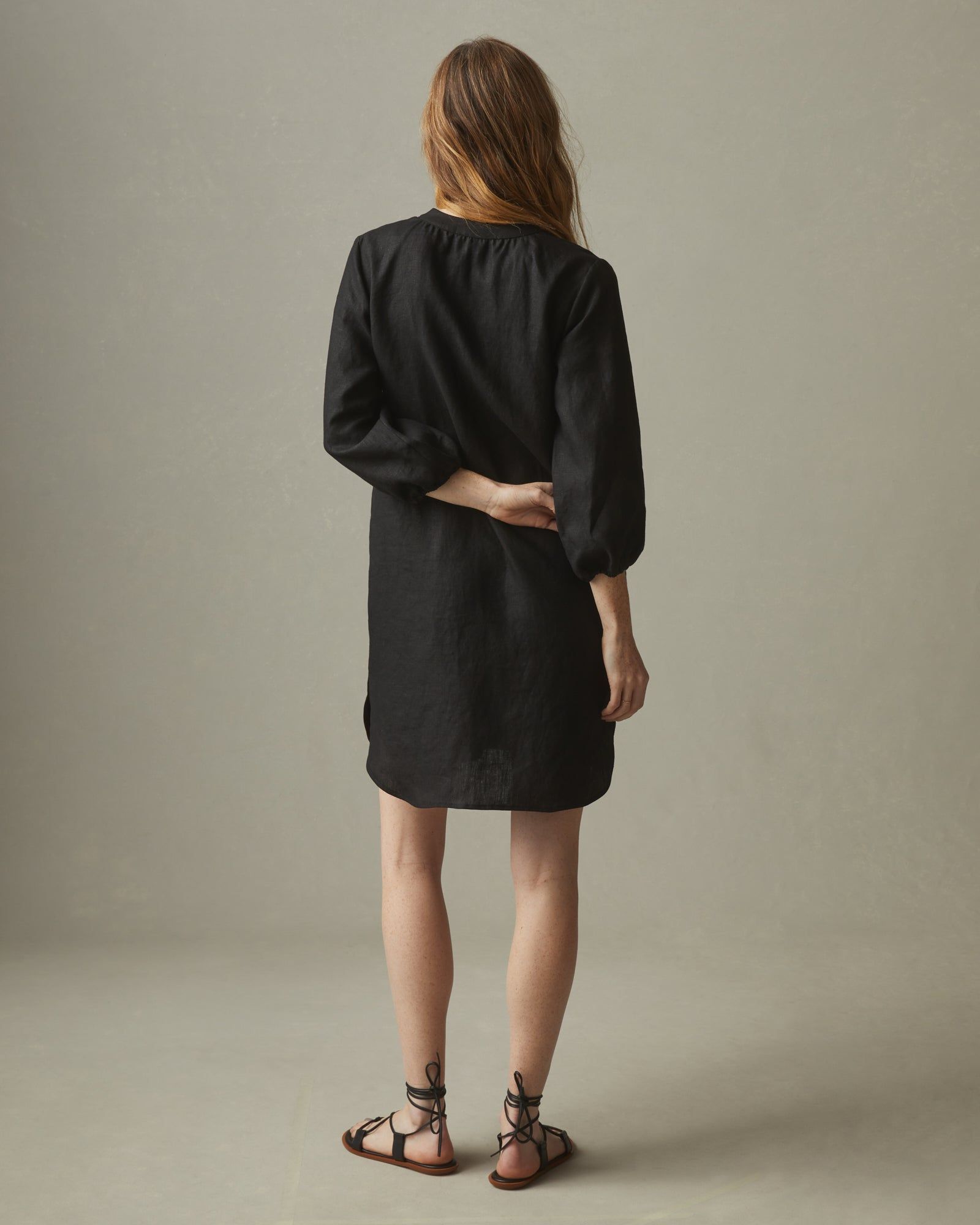 Linen Tunic Dress - Meteorite sold by American Giant product image thumbnail 2
